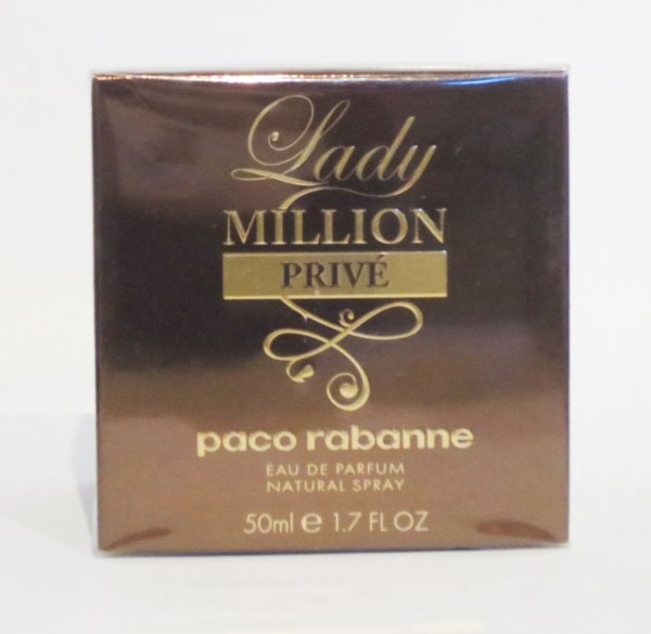 Paco Rabanne- Lady Million Privé  Eau de Parfum spray 50 ml-Neu-OvP-